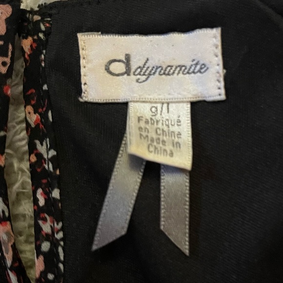 Dynamite — MIDI Cinched Waist Floral Dress — US Large - Picture 2 of 3